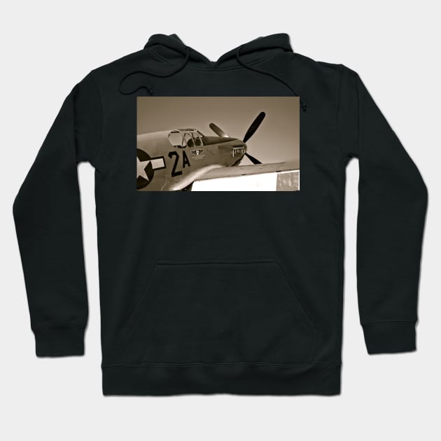 Tuskegee Airmen P51 Mustang Fighter Plane Hoodie by Scubagirlamy